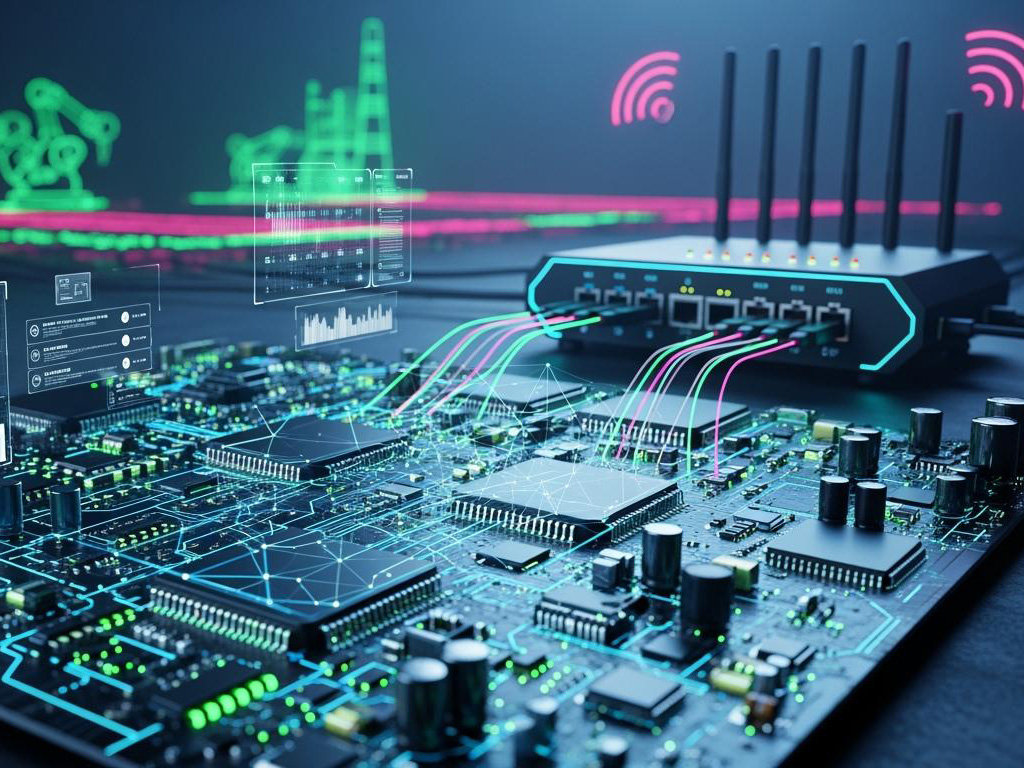 IoT printed circuit board for wireless sensor hardware