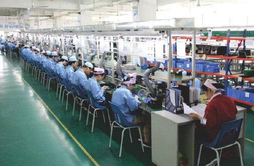 PCBA manual assembly production line