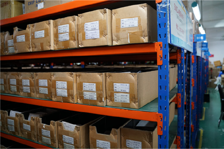 Electronic component warehouse inventory management