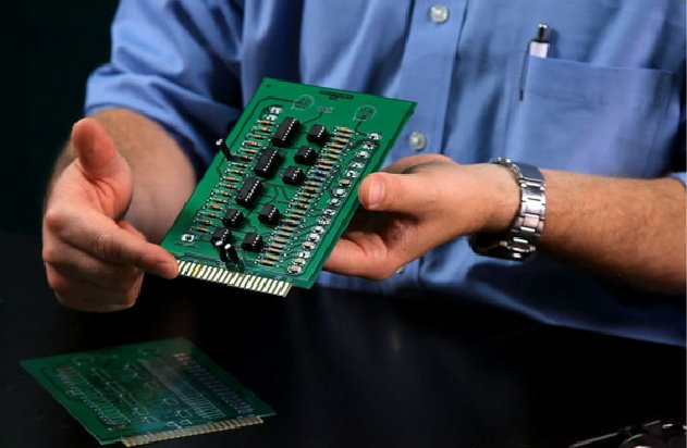 Engineer carries out First Article Inspection FAI